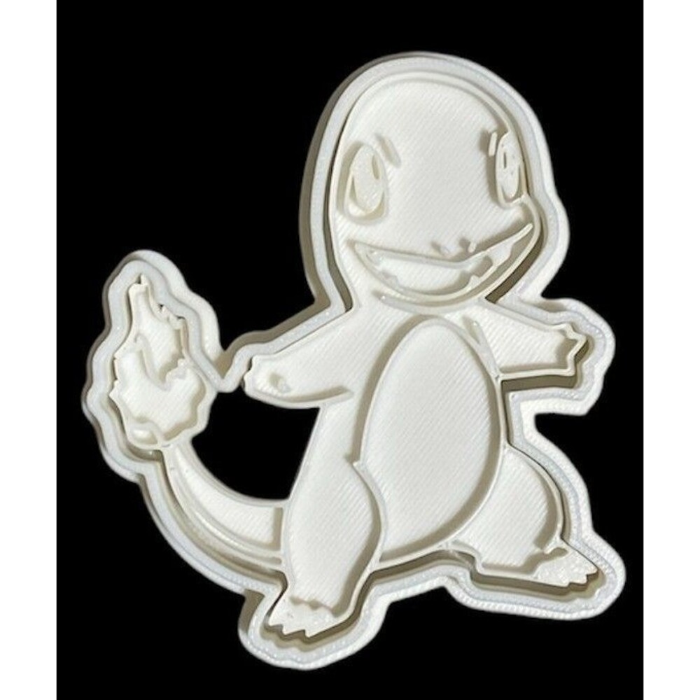 3D Printed Cookie Cutter - 3.5" Charmander - #1060